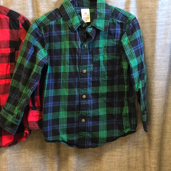 Carters plaid button up bundle - Picture 3 of 3